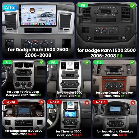 Android 15 Car Radio for Dodge Ram 1500 2500 3500 2006 2007 2008 in Saudi Arabia
