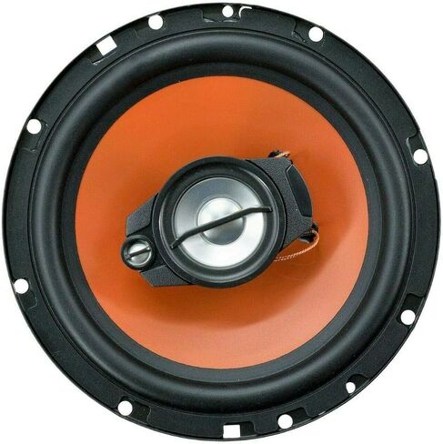 Audiobank AB674 6.5-Inch 3-Way Coaxial Car Speakers with TW220 3.75-Inch Super Bullet Horn Tweeters - 600W Peak, 4 Ohm, Pair Speakers + Pair Tweeters in Kuwait