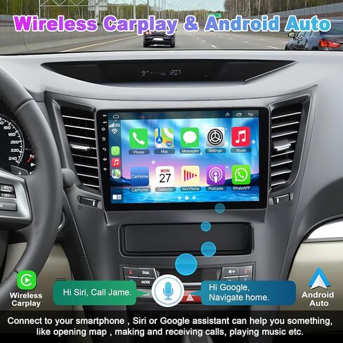 Car Radio for 2010-2014 Subaru Outback Legacy Android 15 GPS Navi Stereo in Kuwait