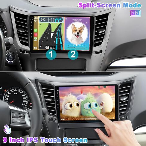 Car Radio for 2010-2014 Subaru Outback Legacy Android 15 GPS Navi Stereo in Kuwait