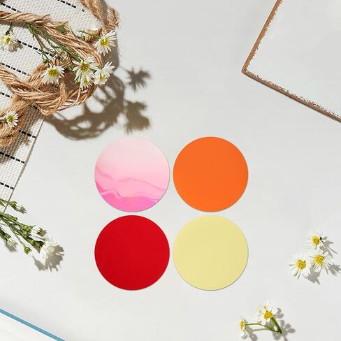 20pcs Colorful Atmosphere Light Film PVC Ultrathin Filter Sheet in Kuwait