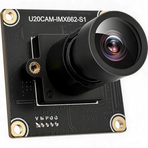 USB2.0 UVC Camera STARVIS 2 IMX662 Color Low Light Sensor, 1080P@60fps Clear-HDR, 135° Wide Angle Lens, Plug&Play for PC/Raspberry PIS/Jetson Nano/SBCs, Support Windows/Linux/Android/MacOS in Saudi Arabia