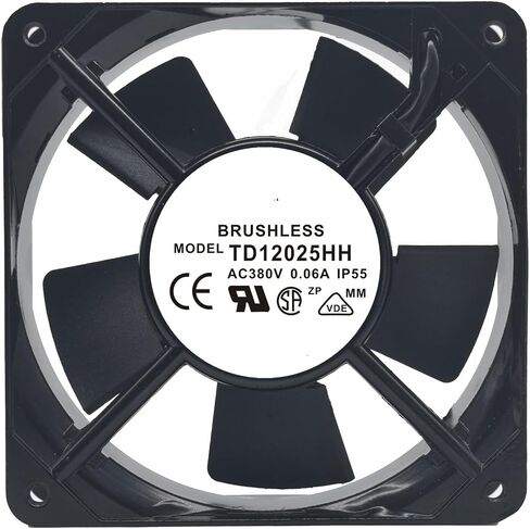 1pcs Cooling Fan TD12025HH AC 380V 0.06A 22.8W 12cm 12025 120x120x25mm in Saudi Arabia
