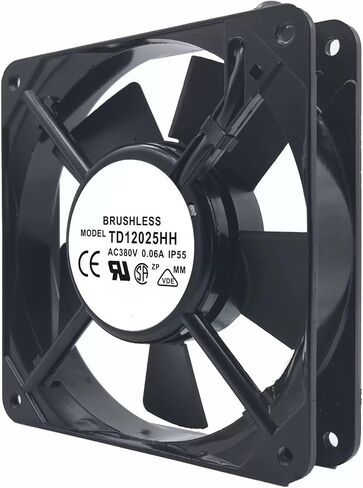 1pcs Cooling Fan TD12025HH AC 380V 0.06A 22.8W 12cm 12025 120x120x25mm in Saudi Arabia