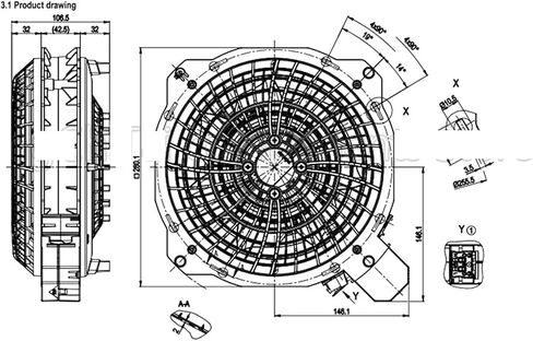 K2E200-AH20-06 Cooling Fan in Kuwait