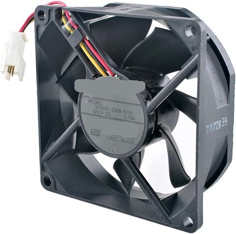 8cm 80mm Cooling Fan 80x80x25mm DC12V 0.10A 3pin Quiet - 3110RL-04W-S19 in Saudi Arabia