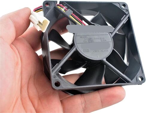 8cm 80mm Cooling Fan 80x80x25mm DC12V 0.10A 3pin Quiet - 3110RL-04W-S19 in Saudi Arabia