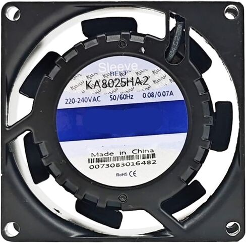 KA8025 KA9225HA2 KA1225HA2 KA1525HA2 KA1238HA2 KA1725HA2 80 مللي متر 92 مللي متر 120 مللي متر 172 مللي متر التيار المتناوب 220 فولت مروحة in Kuwait