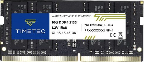 Timetec 32GB KIT(2x16GB) DDR4 2133MHz PC4-17000 Non-ECC Unbuffered 1.2V CL15 2Rx8 Dual Rank 260 Pin SODIMM كمبيوتر محمول كمبيوتر محمول ذاكرة الوصول العشوائي ترقية وحدة ذاكرة الوصول العشوائي (مجموعة 32 جيجابايت (2 × 16 جيجابايت)) in Kuwait