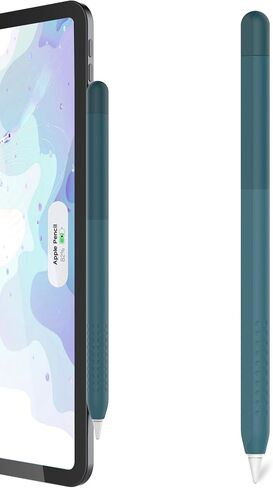 حافظة أقلام Delidigi متوافقة مع حافظة Apple Pencil الجيل الثاني، حافظة ذات ألوان متدرجة وغطاء من السيليكون لملحقات Apple Pencil الجيل الثاني (وردي متدرج) in Saudi Arabia