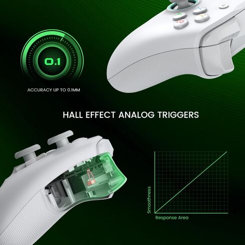 GameSir G7 SE Officially Licensed Xbox One Controller With Hall Effect Sticks for Windows 10/11, Xbox One, Xbox Series X/S, PC Gamepad with 3.5mm Earphone Port, Programmable Back Button in Saudi Arabia
