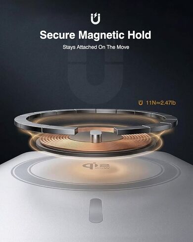 Qi2.2 25W Wireless Power Bank 10,000mAh, Magnetic Charger for MagSafe in Kuwait