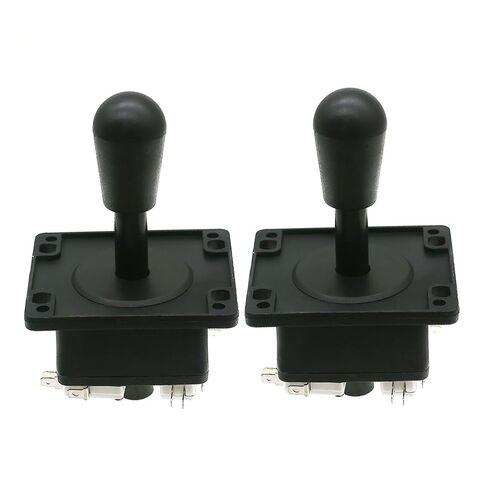 Xuanqiu 2Pcs Arcade Joystick 8 Way Bat Top Black for Retro Game Machine DIY Replacement Parts in Saudi Arabia