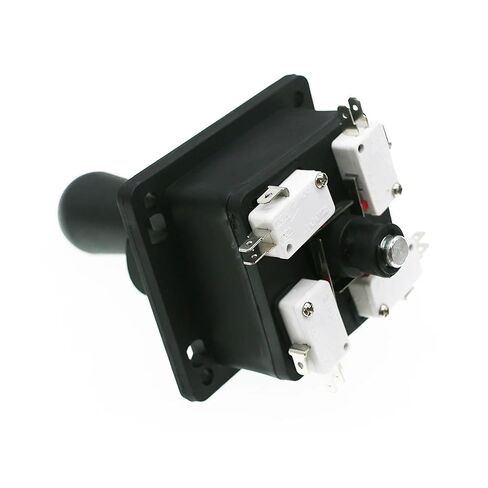 Xuanqiu 2Pcs Arcade Joystick 8 Way Bat Top Black for Retro Game Machine DIY Replacement Parts in Saudi Arabia