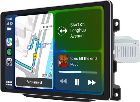 Joying Car Radio for Jeep Cherokee 2014-2018 Upgrade, Android 13 Head Unit 8 Inch IPS Touchscreen Stereo 8GB+128GB with CarPlay & Android Auto, GPS Navigation, AM/FM, Volume Knob(JY-RC721T8) in Saudi Arabia