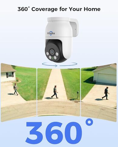 Hiseeu 8MP PTZ AHD/TVI/CVI/XVI CCTV Home Analog Wired Security Camera in Saudi Arabia