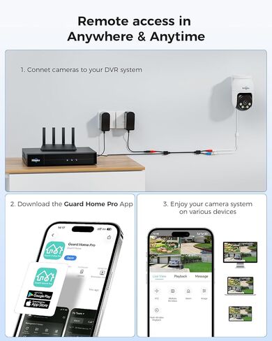 Hiseeu 8MP PTZ AHD/TVI/CVI/XVI CCTV Home Analog Wired Security Camera in Saudi Arabia