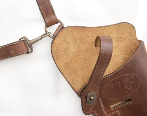 M7 Brown Leather Shoulder Holster fits M1911, SIG 226, Beretta 92FS, G 19 in Saudi Arabia