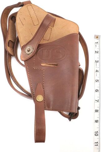M7 Brown Leather Shoulder Holster fits M1911, SIG 226, Beretta 92FS, G 19 in Saudi Arabia