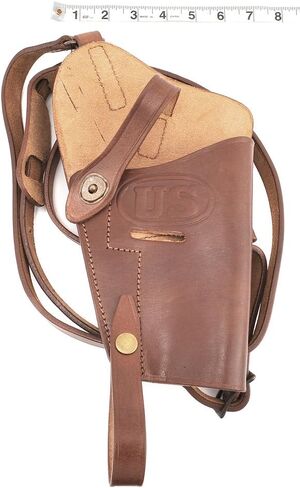 M7 Brown Leather Shoulder Holster fits M1911, SIG 226, Beretta 92FS, G 19 in Saudi Arabia