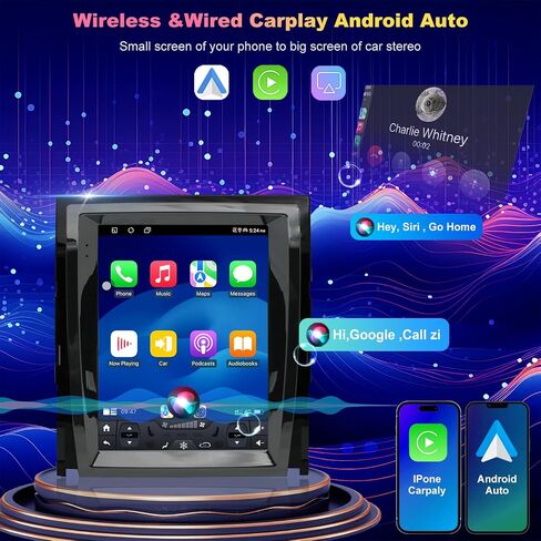 Car Radio for Cadillac Escalade SLS 2007-2014, 9.7inch Tesla Style Stereo in Kuwait