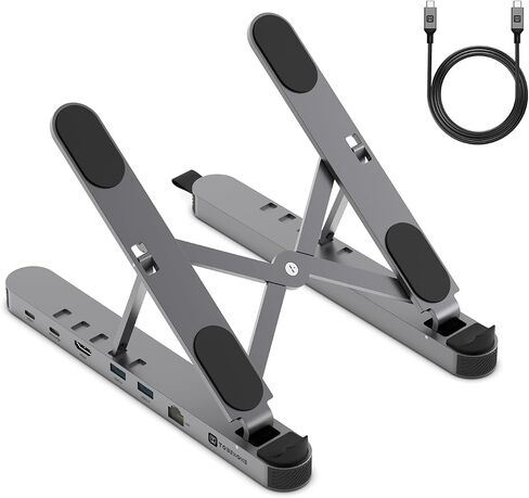 USB C Laptop Docking Station Stand with 4K HDMI and Gigabit Ethernet in Saudi Arabia