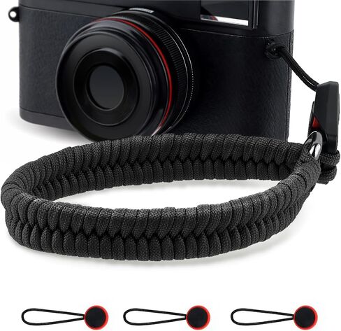 Camera Wrist Strap, Universal Hand Strap with 4 Quick Release Anchor Connectors, for DSLR & Mirrorless Camera in Kuwait