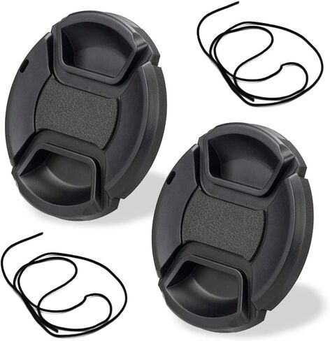 40.5mm Snap-On Lens Cap for Sony 16-50mm f/3.5-5.6 lens for Sony Alpha a6600 a6500 a6400 a5000[2 Packs], Fire-Rock Lens Cap for Nikkor 10mm f/2.8 Lens in Kuwait