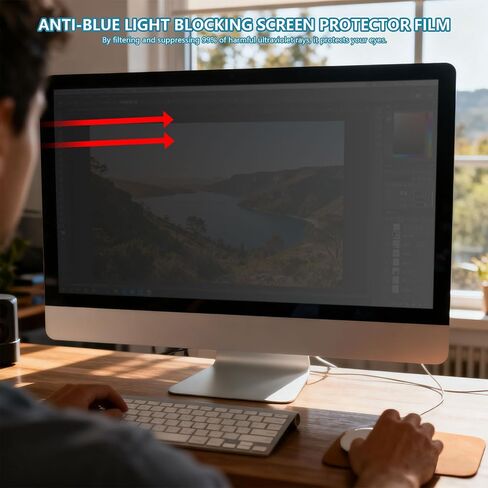 Acrylic Blue Light Blocking Panel Minimizes Eye Fatigue During Extended Screen Time PMMA Anti Glare Monitor in Saudi Arabia