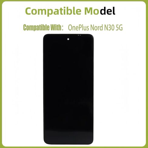 LCD Display [with Fingerprint Function] Compatible with OnePlus Nord N30 5G CPH2515 [6.72 inch] Screen Touch Digitizer Assembly LCD Display with Repair kit in Saudi Arabia