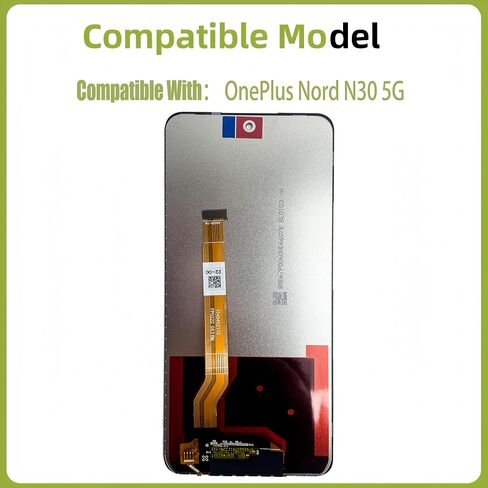 LCD Display [with Fingerprint Function] Compatible with OnePlus Nord N30 5G CPH2515 [6.72 inch] Screen Touch Digitizer Assembly LCD Display with Repair kit in Saudi Arabia
