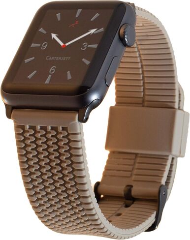 CARTERJETT Tire Tread Rugged Sport Band | Compatible with Apple Watch Bands for Men Women 49/46/45/44/42/41/40mm - Fits All Series, Ultra & SE in Saudi Arabia