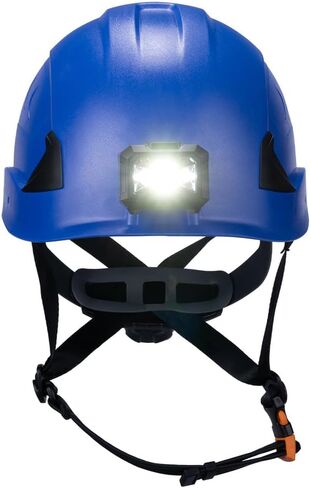 مصباح أمامي ذو قبعة صلبة LED قابلة لإعادة الشحن من Land Helmets - 3 أوضاع إضاءة مع مستشعر للحركة - 500 لومن / 1500 مللي أمبير في الساعة - متعدد الاستخدامات ومقاوم للطقس وجاهز لموقع العمل in Kuwait
