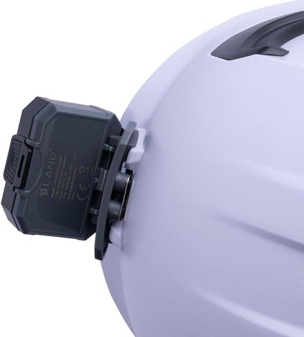 مصباح أمامي ذو قبعة صلبة LED قابلة لإعادة الشحن من Land Helmets - 3 أوضاع إضاءة مع مستشعر للحركة - 500 لومن / 1500 مللي أمبير في الساعة - متعدد الاستخدامات ومقاوم للطقس وجاهز لموقع العمل in Kuwait