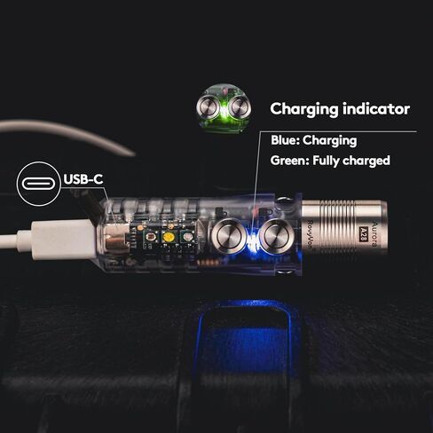 RovyVon Aurora A28 2nd Rechargeable EDC Keychain Flashlight 1000 Lumen in Kuwait