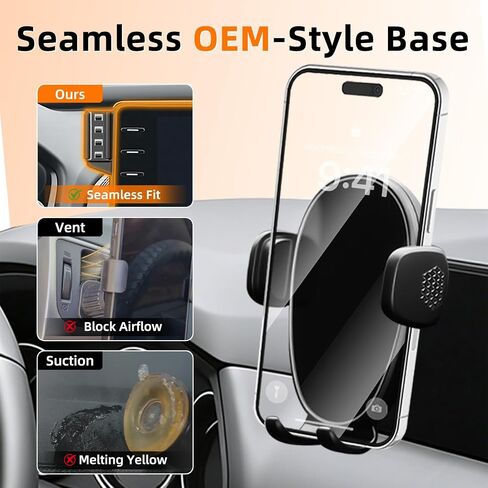 Car Phone Holder for Mazda CX5 (2021-2025,10.25" Screen Only), 360 Phone Holder Rotating, Hands Free Mobile Holder, Car Mount for iPhone, Samsung & Android, with Storage Box, CX-5 Interior Accessories in Saudi Arabia