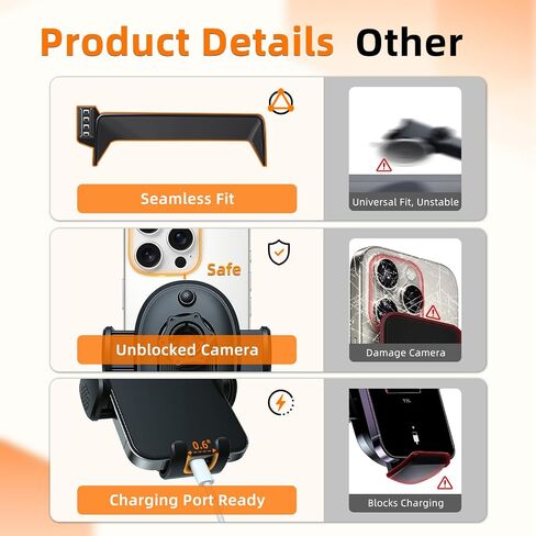 Car Phone Holder for Mazda CX5 (2021-2025,10.25" Screen Only), 360 Phone Holder Rotating, Hands Free Mobile Holder, Car Mount for iPhone, Samsung & Android, with Storage Box, CX-5 Interior Accessories in Saudi Arabia