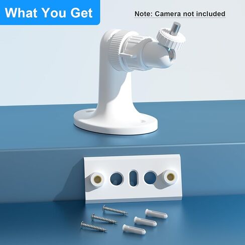 Wall Mount, 360°Adjustable Security Wall Mount Bracket for Cam Indoor/Outdoor Use (Camera Not Included) in Kuwait