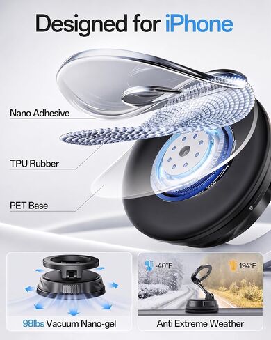 Strongest Magnetic Car Phone Holders for MagSafe, Car Phone Mount in Saudi Arabia