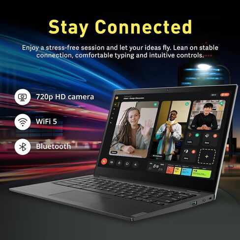 Lenovo 14e Chromebook 14" FHD Touchscreen Laptop, AMD A4-9120C Processor, 4GB DDR4, 192GB Storage (32GB eMMC + 160GB Docking Station Set), AMD Radeon R4 Graphics, HD Webcam, Wi-Fi, Chrome OS, Gray in Kuwait