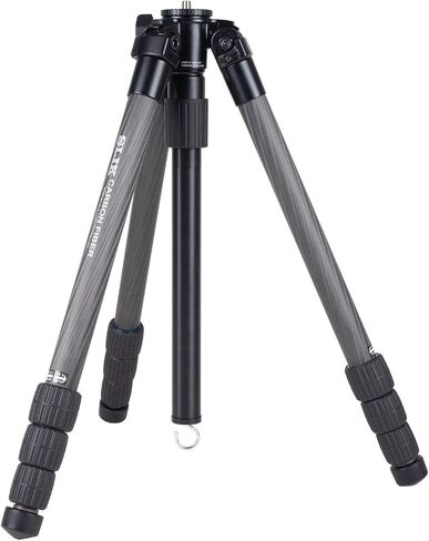 SLIK PRO CF-833 Heavy Duty Professional Carbon Fiber Tripod Legs 67" Tall (615-922) - Folds Down to 23.6", Weighs 3.4lbs, Supports 39lbs - Perfect for Heavy Photography, Video, and Glassing Equipment in Saudi Arabia