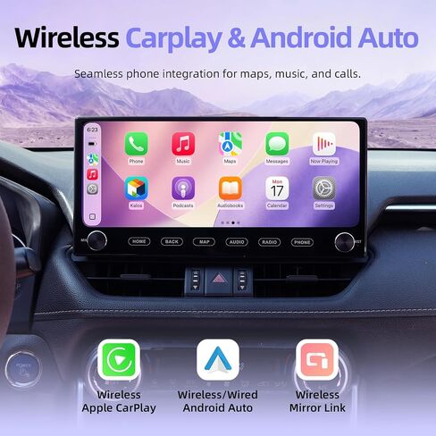 Roadanvi X14 12.3" Android Car Stereo for Toyota RAV4 2019-2022 with knob in Kuwait