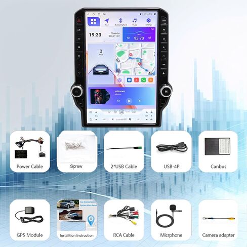 14.5" Qualcomm Radio for Dodge RAM 1500/2500/3500 2013-2018 for Auto AC in Saudi Arabia