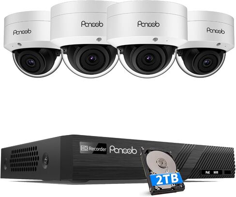 PoE Security Camera System with 2TB HDD, PD54A0608-5M2 in Kuwait