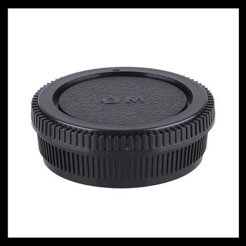 Camera Body Cap & Rear Lens Cover Compatible for Olympus OM Mount Cameras and Lens 2-Sets in Saudi Arabia