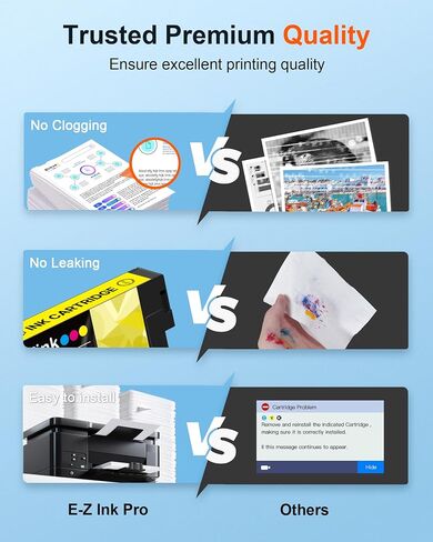 Remanufactured Replacement for 822XL for Epson WF-3820 Printer Ink Cartridge | Compatible for Epson 822XL Ink Cartridges for Workforce Pro WF-3820 WF-3823 WF-4830 WF-4833 WF-4820 Printer (8 Pack) in Kuwait