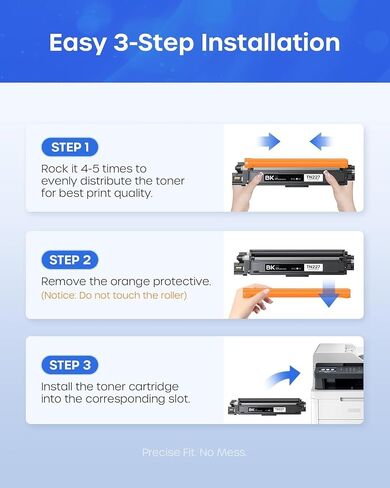 TN227 TN-227BK/C/M/Y Toner Cartridges Replacement for Brother TN227 5 Pack in Saudi Arabia