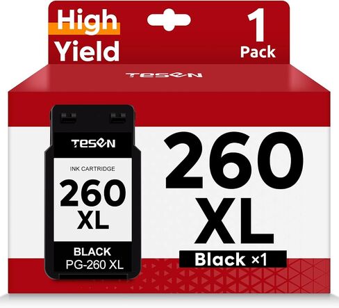 260XL Black Ink Cartridges Replacement for Canon 260 PG-260XL PG-260 XL in Saudi Arabia