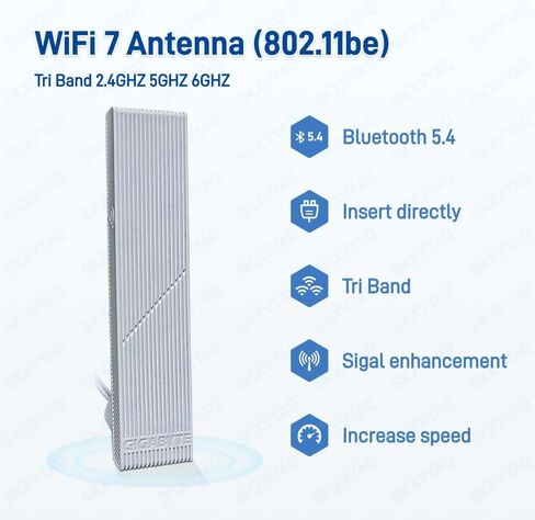 for Gigabyte WiFi 7 Antenna Tri-Band 5800Mbps for AORUS Motherboard in Saudi Arabia