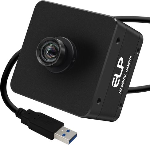 5K USB3.0 Industrial Camera,20MP 5120x3840 High Resolution Webcam,85° HFOV No Distortion Lens,Support USB3.0/2.0 High Speed Transmission,Plug&Play for Windows Linux Mac Android System in Saudi Arabia